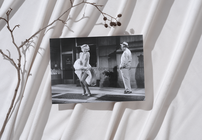 Photo Marilyn Monroe – Sept Ans de Réflexion (1955) – Scène Robe Blanche – 15x20