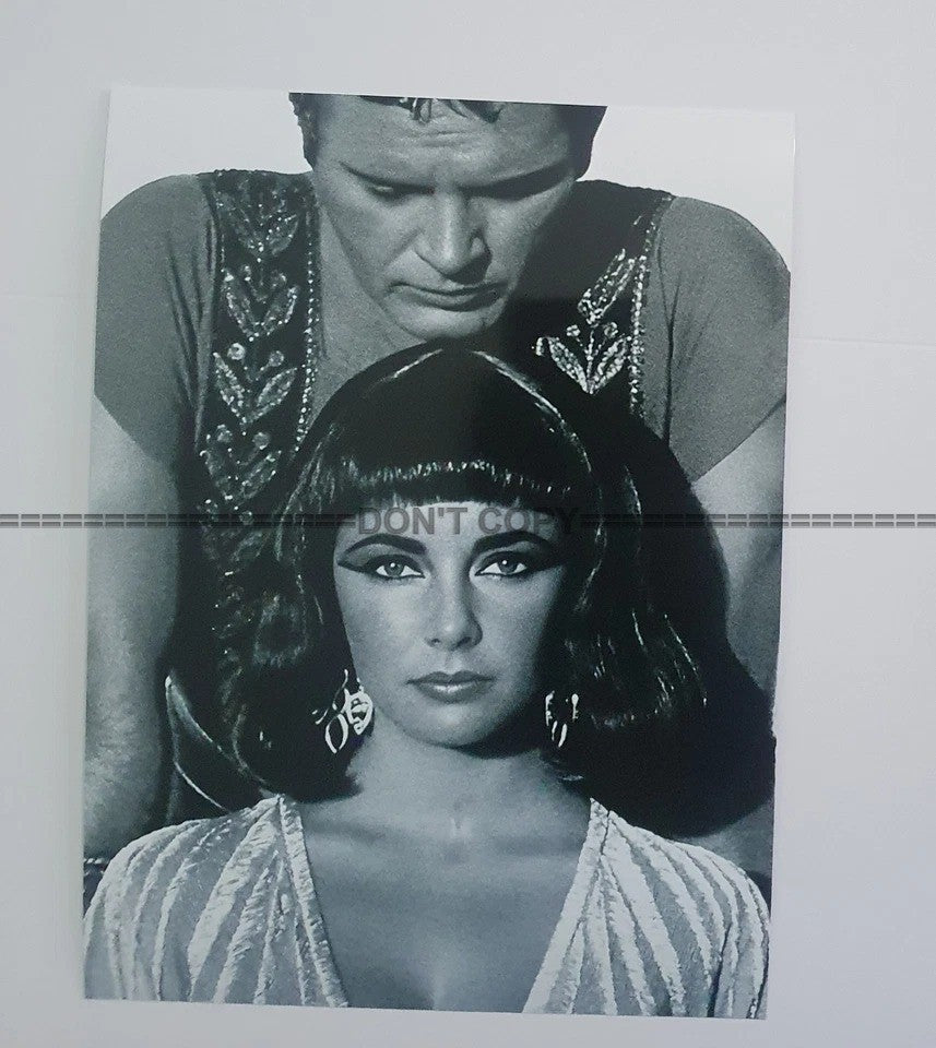 Photo Elizabeth Taylor & Richard Burton - Cléopâtre, 1963