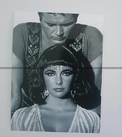 Photo Elizabeth Taylor & Richard Burton - Cléopâtre, 1963