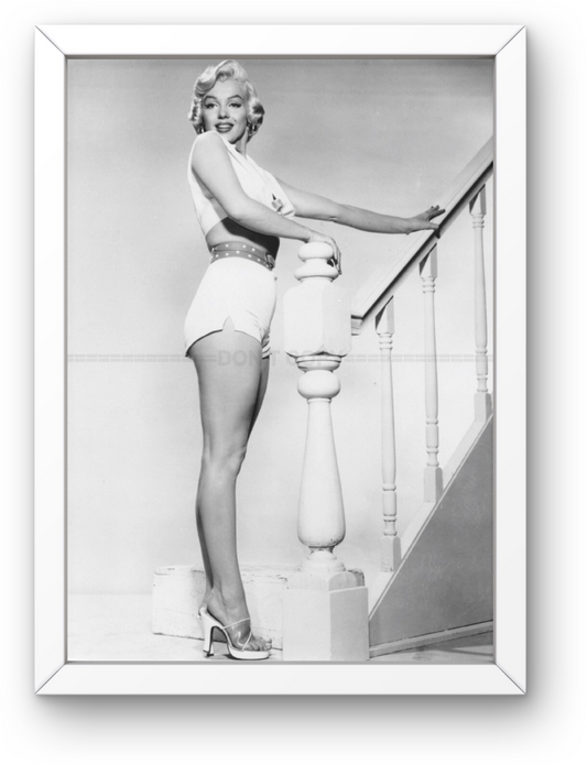 Photo Encadrée Marilyn Monroe - Sept Ans de réflexion 1955 - Cadre Bois - 15x20