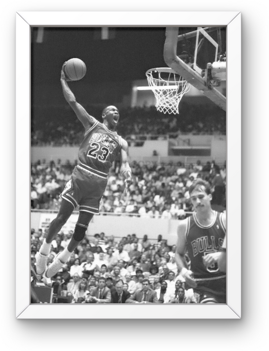 Photo Encadrée Michael Jordan - All Star Game - Chicago Bulls - Cadre - 15×20