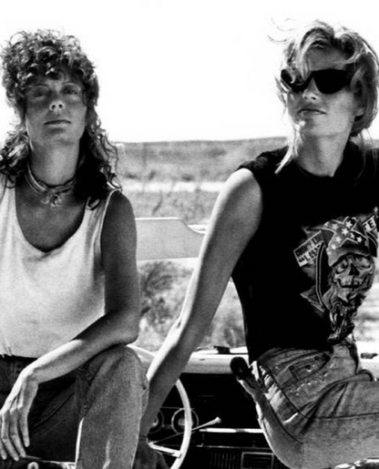 Photo Thelma et Louise (1991) – Scène Route Culte Cinéma – Noir & Blanc – 15×20