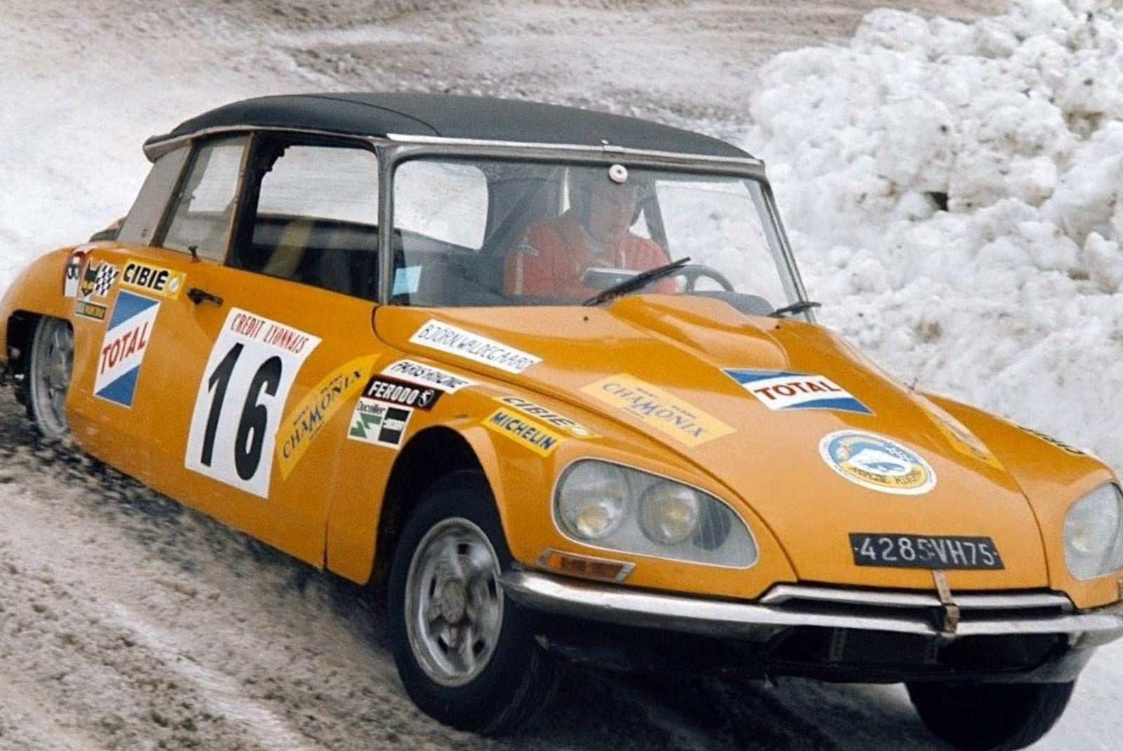 Photo Citroën DS 21 Coupé Prototype – Groupe 5 – Rallye Automobile 1972 – 15×20