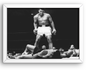 Photo Encadrée Muhammad Ali vs. Sonny Liston (1965) - (Cadre Bois Blanc) - 15×20