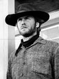 Photo Clint Eastwood - L'Homme des hautes plaines (1973) - Noir et blanc - 15x20