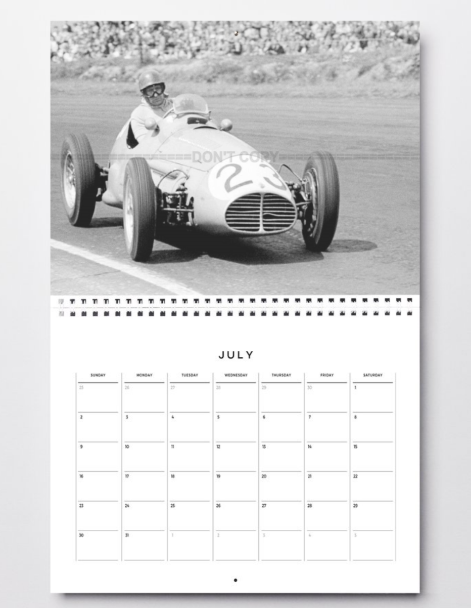 Photo Juan Manuel Fangio – Icône GP Formule 1 – Saison 1953 – Monoplace – 15×20
