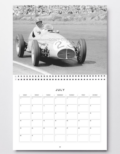 Photo Juan Manuel Fangio – Icône GP Formule 1 – Saison 1953 – Monoplace – 15×20