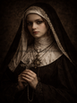 Tirage photo artistique – Portrait féminin style ancien – décoration – 15x20