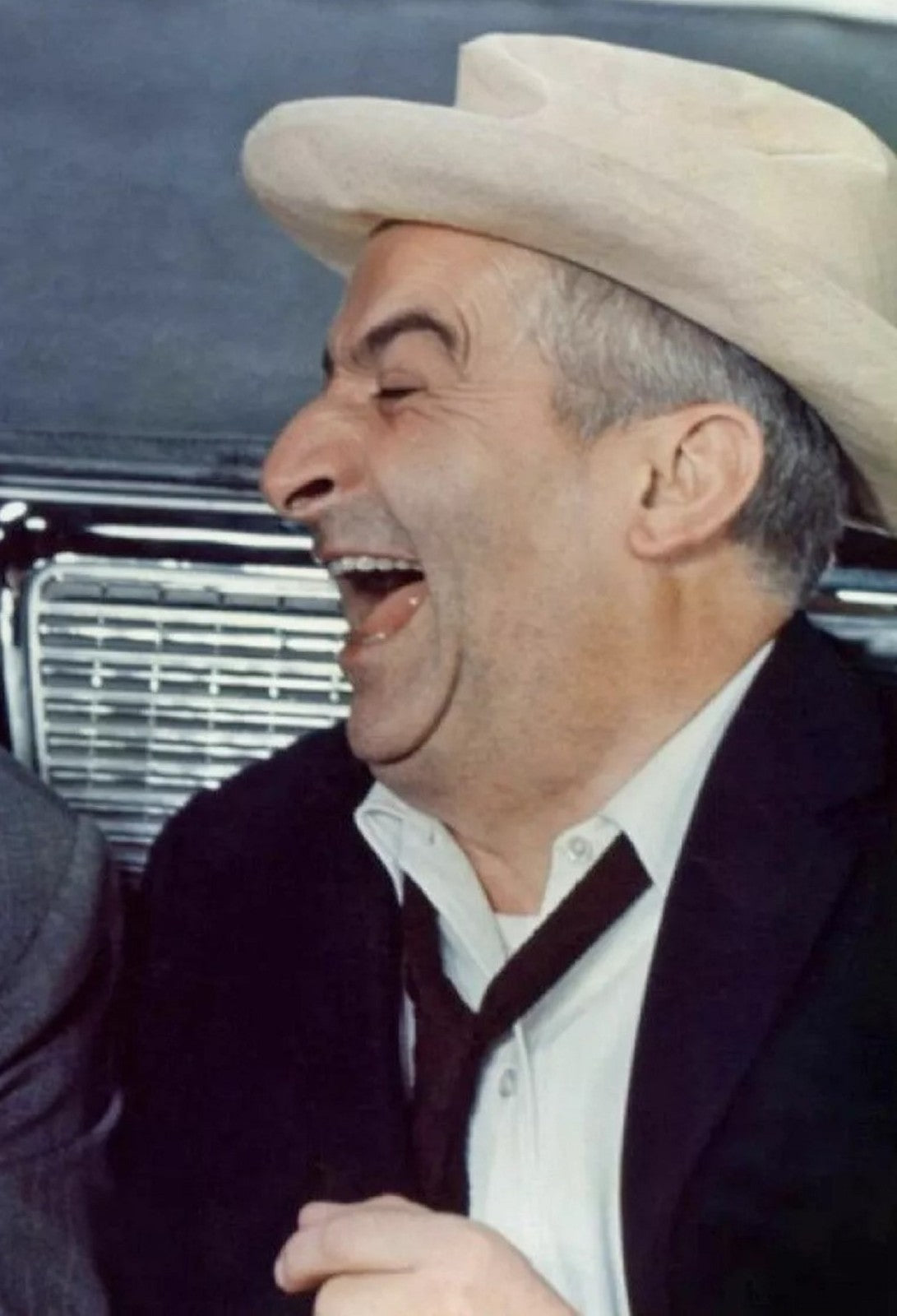 Photo Louis de Funès & Bourvil – Le Corniaud (1965) – Scène Culte Cinéma – 15×20