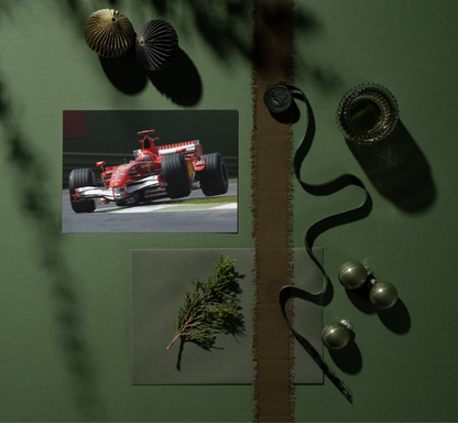 Photo Michael Schumacher – Ferrari F1 – GP de Saint-Marin - (Imola) 2006 – 15×20