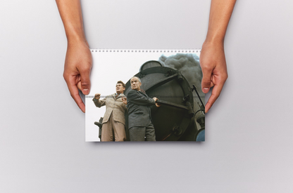 Photo Jean Marais & Louis de Funès – Fantômas 1964 – Scène Action Train – 15×20