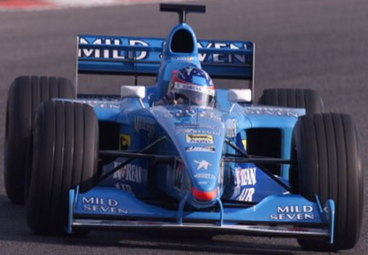 Photo Fernando Alonso – Benetton B200 – Grand Prix F1 (2000) – Débuts – 15×20