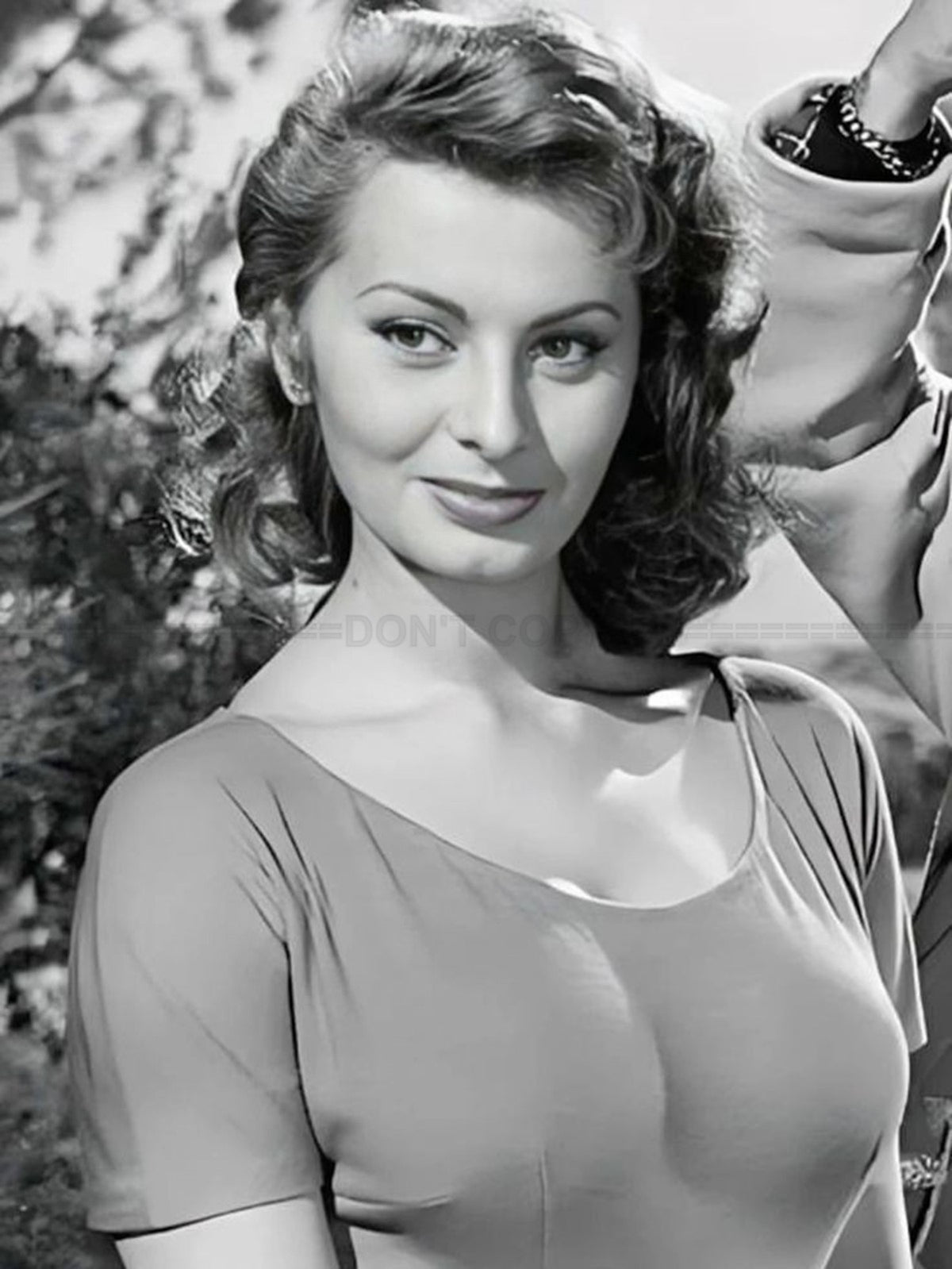 Photo Sophia Loren au début de sa carrière dans les années 1950 - 15x20