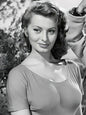 Photo Sophia Loren au début de sa carrière dans les années 1950 - 15x20