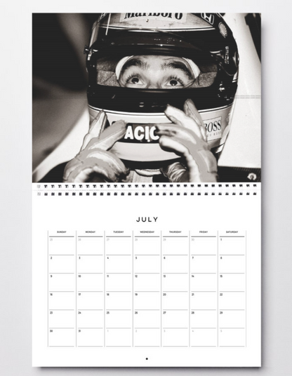 Photo Ayrton Senna – The Eyes – Regard sous le casque – Photo iconique – 15×20