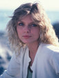Photo Michelle Pfeiffer lors de la promotion du film Grease 2 en 1982 - 15x20