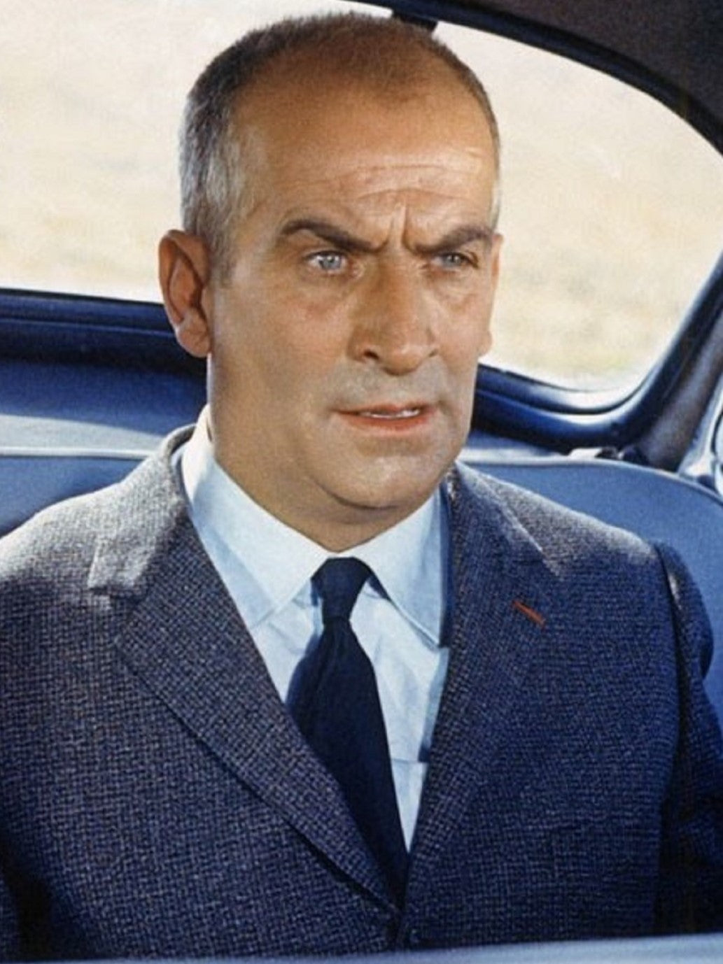 Photo Jean Marais & Louis de Funès – Fantômas 1964 – Scène Culte Cinéma - 15x20