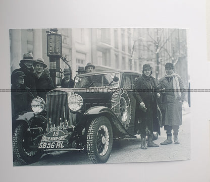 Photo Germaine Rouault & Julio Quinlin - Salmson S4C Rally Monte-Carlo 1933