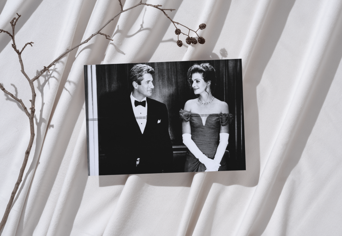 Photo Julia Roberts, R. Gere – Pretty Woman (1990) – Scène Culte Romance – 15×20