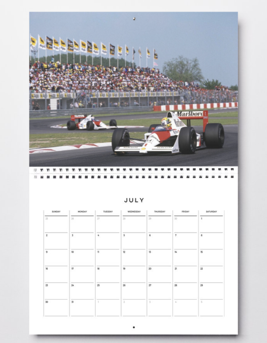 Photo Ayrton Senna & Alain Prost – GP de Saint-Marin (Imola) – Duel 1988 – 15×20