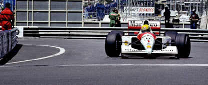 Photo Ayrton Senna – McLaren Honda – GP de Monaco 1991 – F1 Légende – 15×20