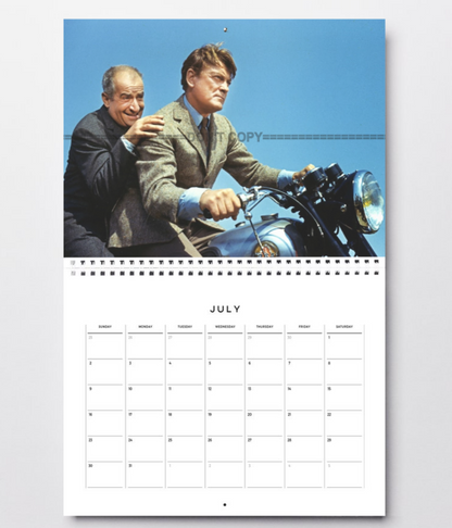Photo Louis de Funès & Jean Marais – Fantômas (1964) – Scène Action Moto – 15×20