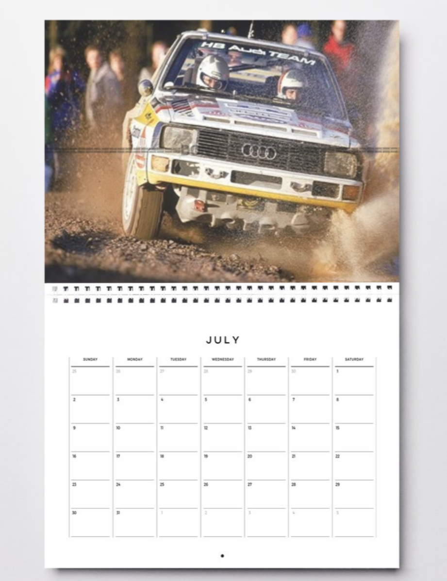 Photo Michèle Mouton – Audi Quattro – Lombard RAC Rally  1984 – Groupe B – 15x20