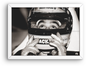 Photo Encadrée Ayrton Senna – The Eyes – Regard sous le casque – 15×20