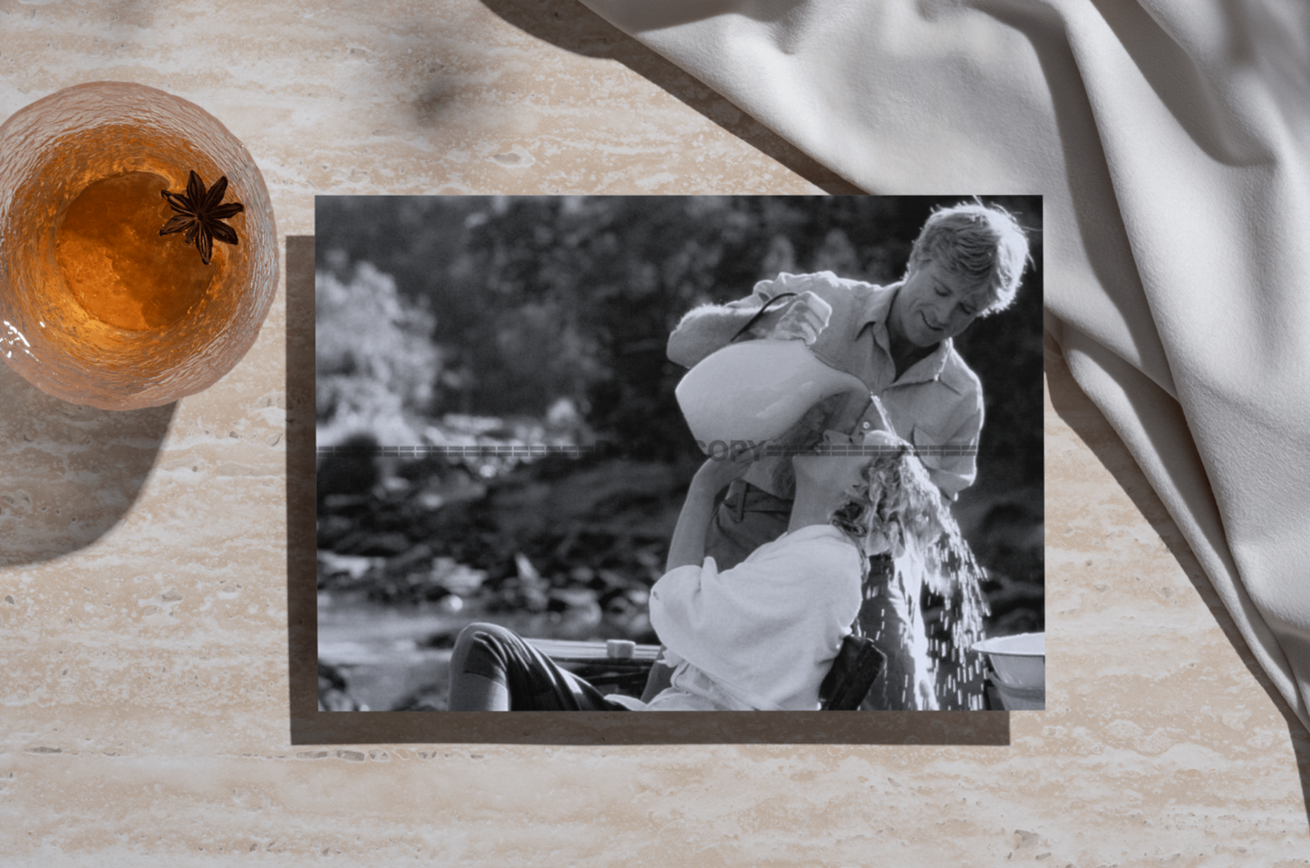 Photo Robert Redford, Meryl Streep – Out of Africa (1985) – Scène Cinéma – 15×20
