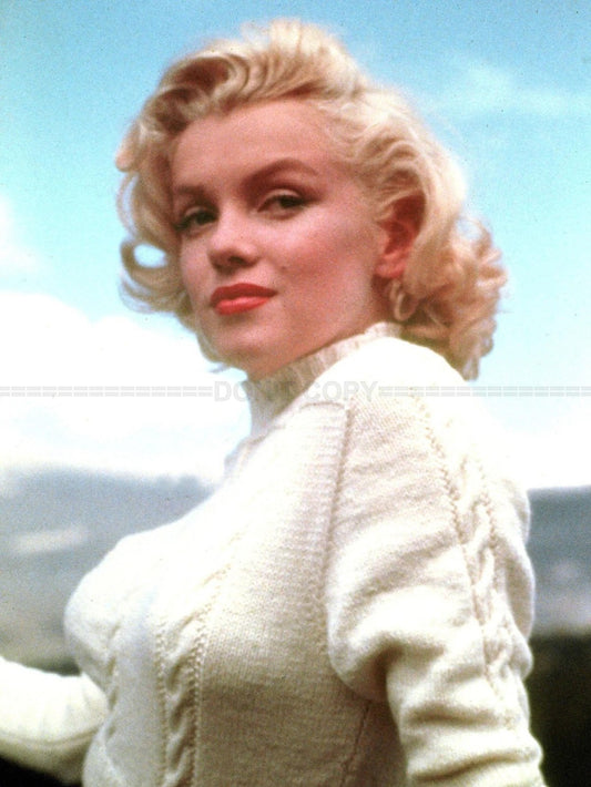 Photo Marilyn Monroe en 1953 pour Rivière sans retour (1954) - Couleur - 15x20