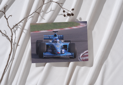 Photo Fernando Alonso – Benetton B200 – Grand Prix F1 (2000) – Débuts – 15×20