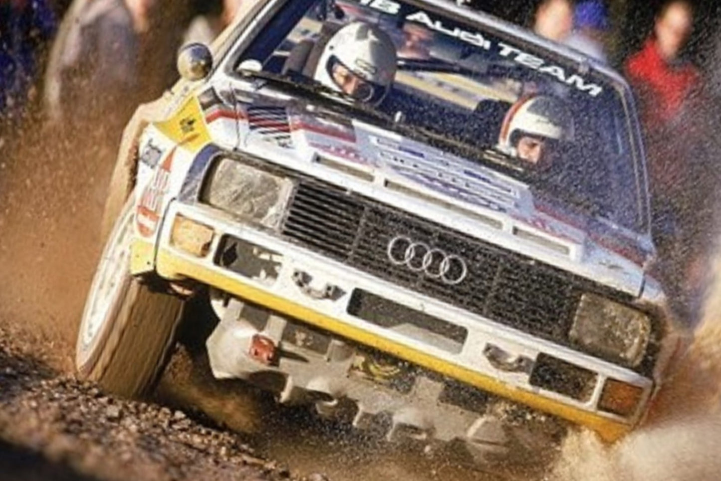 Photo Michèle Mouton – Audi Quattro – Lombard RAC Rally  1984 – Groupe B – 15x20