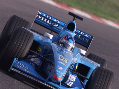 Photo Fernando Alonso – Benetton B200 – Grand Prix F1 (2000) – Débuts – 15×20
