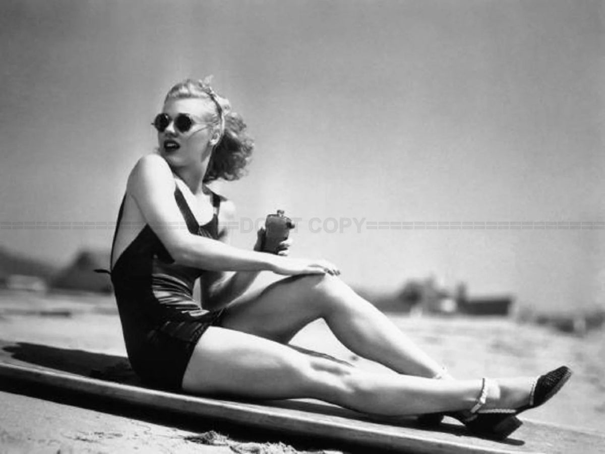 Photo Ginger Rogers - Noir et blanc - 15×20