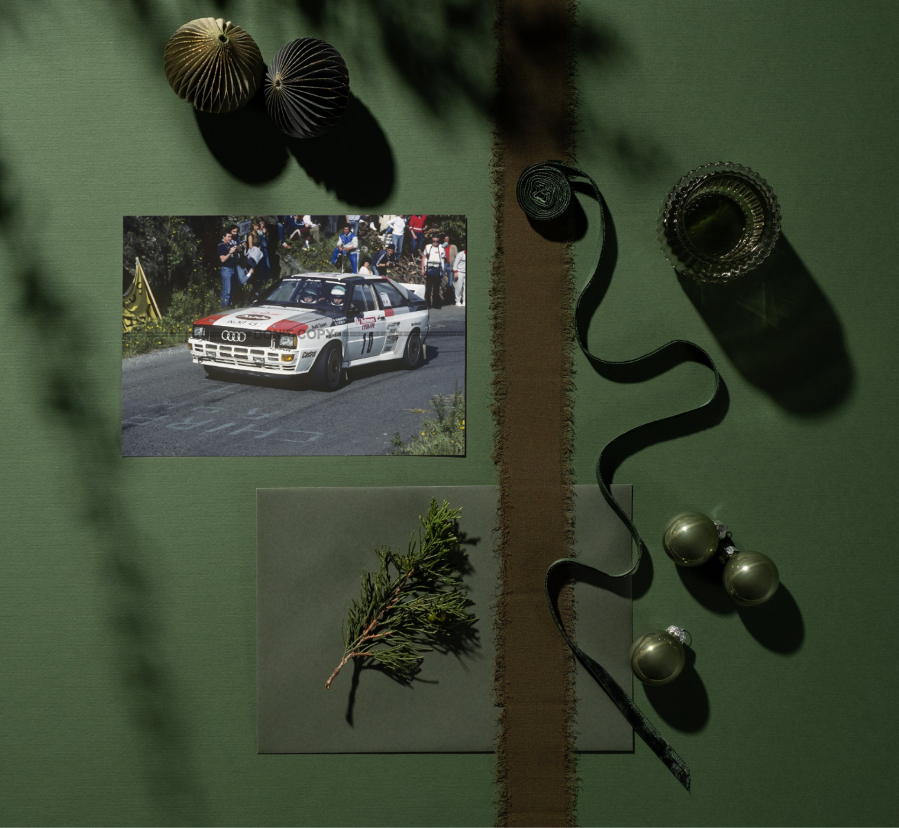 Photo Michèle Mouton – Audi Quattro A2 – Tour de Corse Rallye 1983 – 15×20