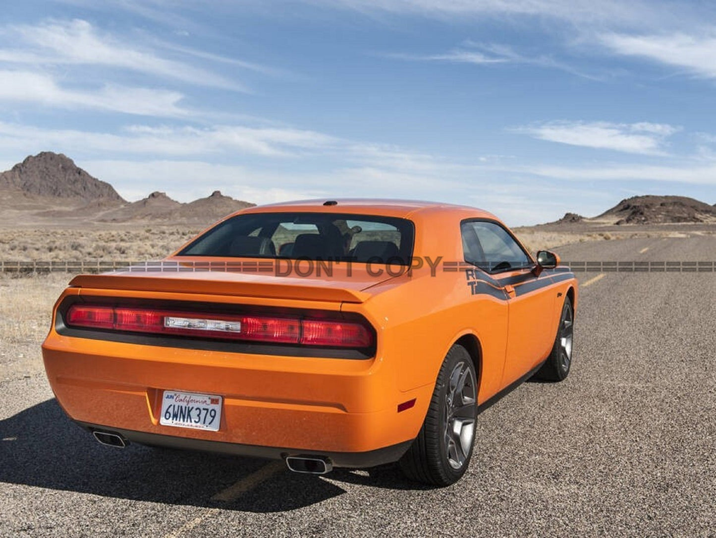 Photo Dodge Challenger RT - Sur la route 80