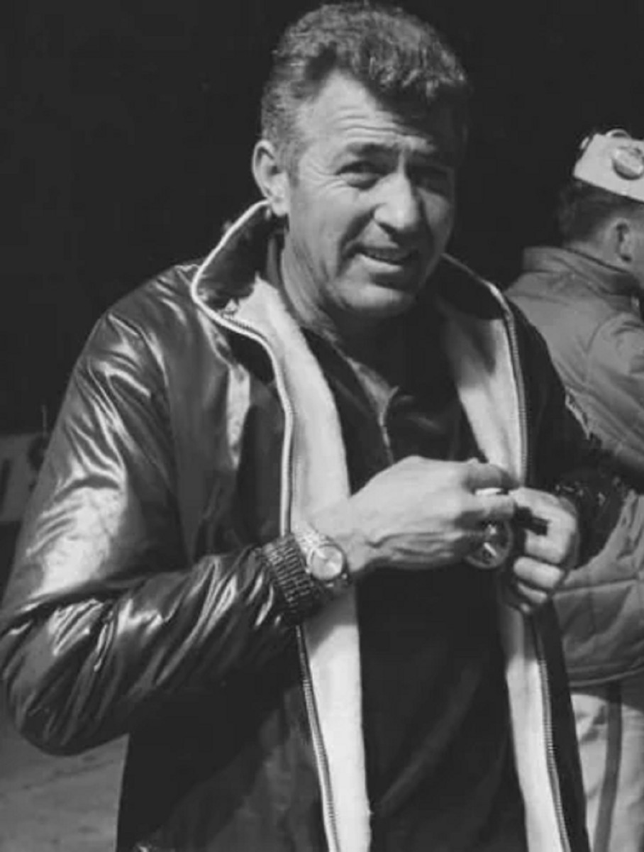Photo Carroll Shelby et Ken Miles – Portrait Légendes Motorsport – 1960s – 15×20