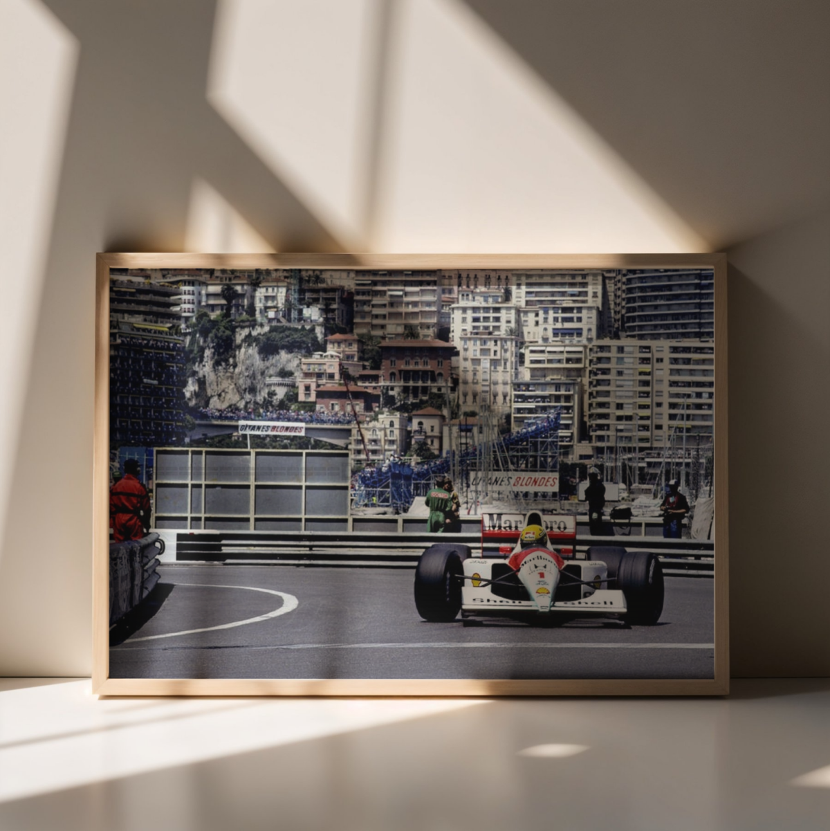 Photo Ayrton Senna – McLaren Honda – GP de Monaco 1991 – F1 Légende – 15×20