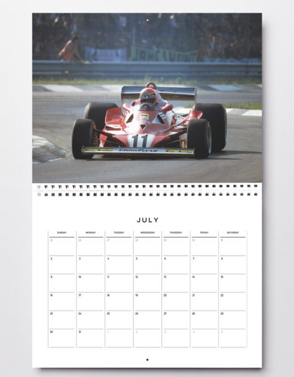 Photo Niki Lauda – Ferrari Formule 1 1977 – Légende du sport automobile – 15×20