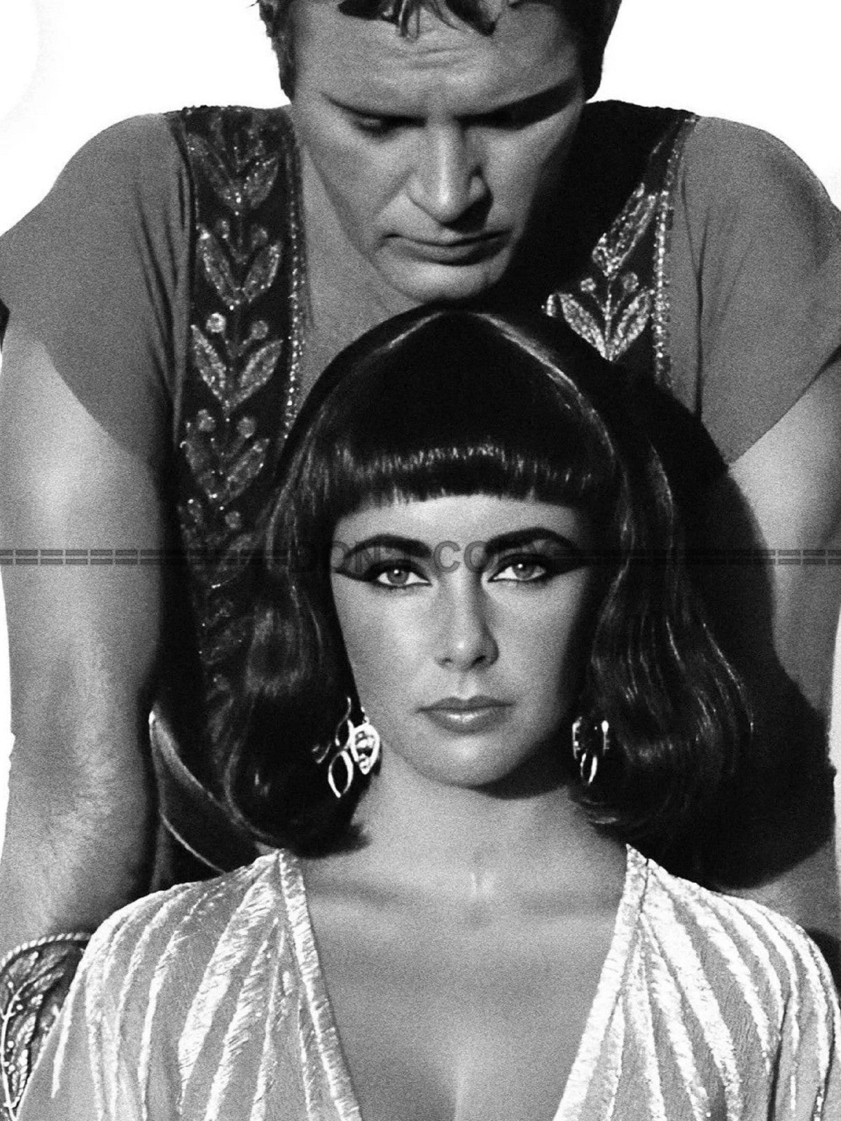 Photo Elizabeth Taylor & Richard Burton - Cléopâtre, 1963