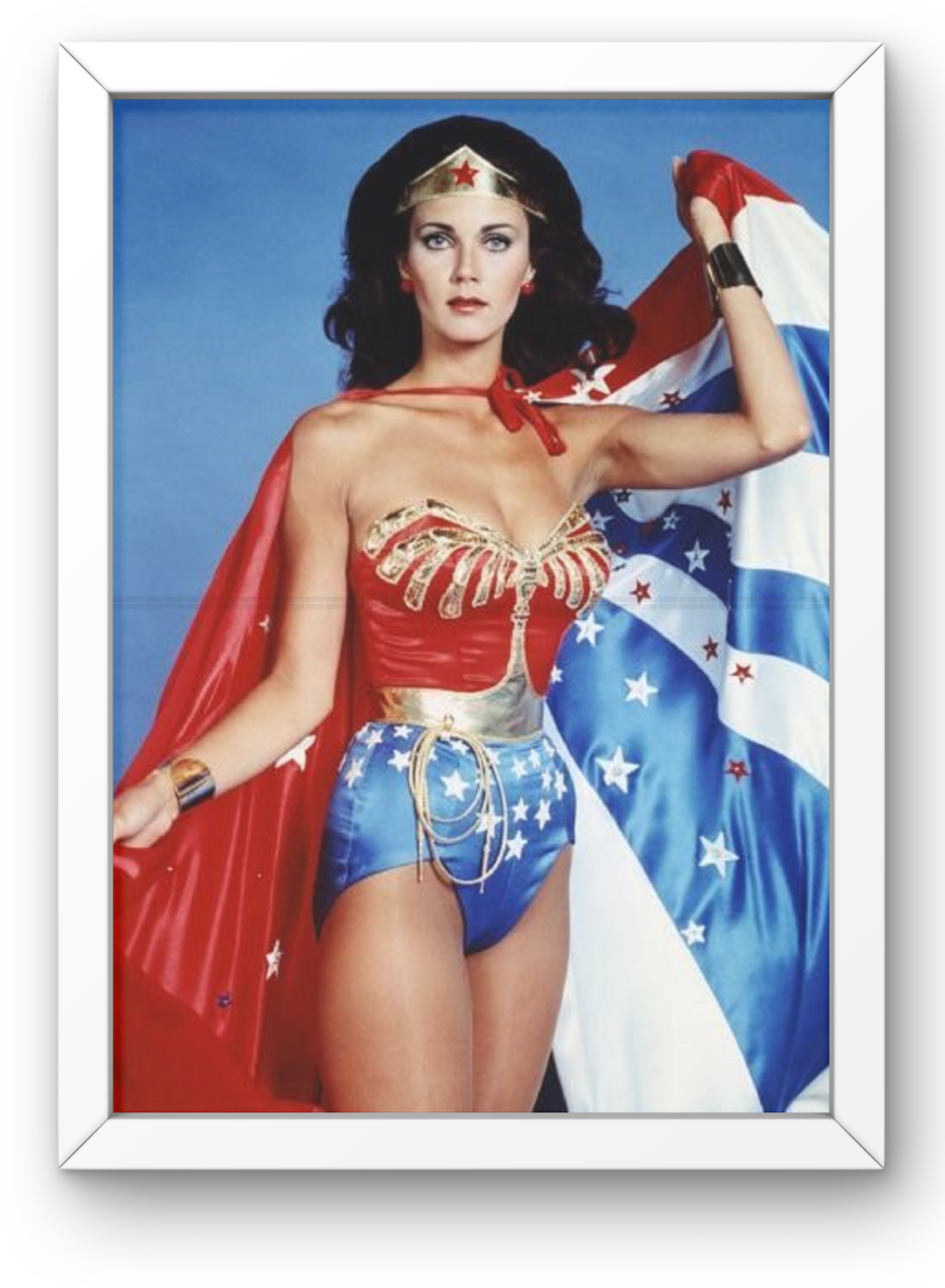 Photo Encadrée Lynda Carter - Diane Prince - Wonder Woman (1975 - 1977) - 15x20