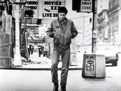 Photo Robert De Niro - Taxi Driver (1976) Scorsese - Noir et blanc - 15×20