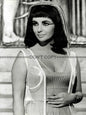 Photo Elizabeth Taylor - Cléopâtre (1963) - Noir et blanc - 15x20