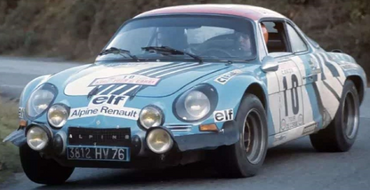 Photo Jean-Pierre Nicolas – Alpine A110 1800 – Tour de Corse Rallye 1974 – 15×20