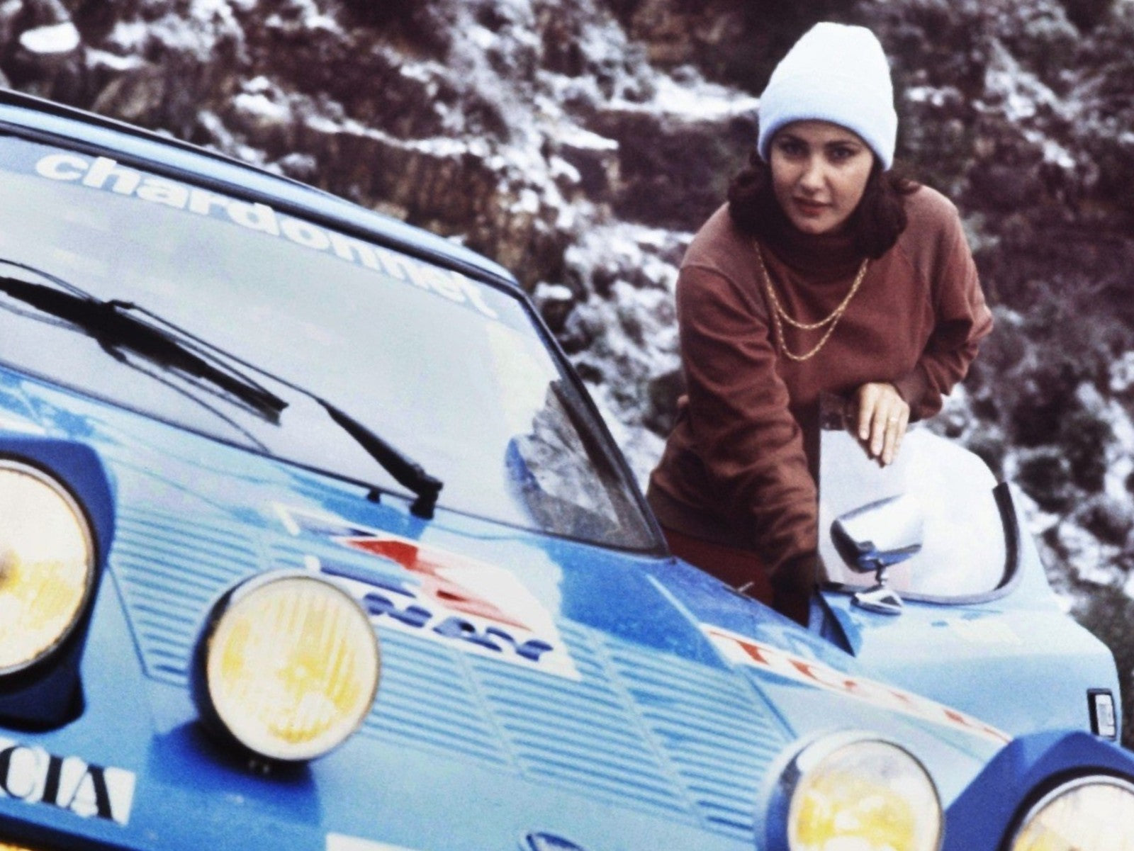 Photo Encadrée Michèle Mouton – Lancia Stratos HF – Rallye Monte-Carlo – 15×20