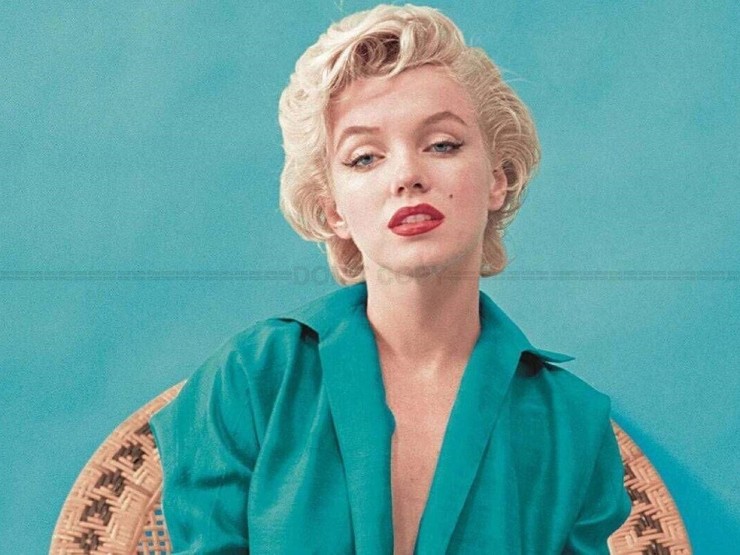 Photo Marilyn Monroe en 1955 par Milton H. Greene - Couleur - 15x20