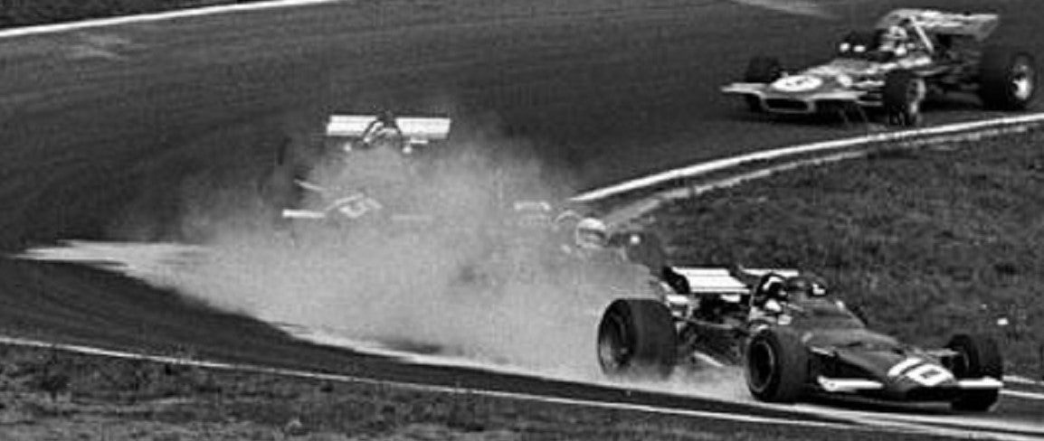 Photo Jacky Ickx – GP d’Allemagne – Nürburgring F1 – Action en piste – 15×20