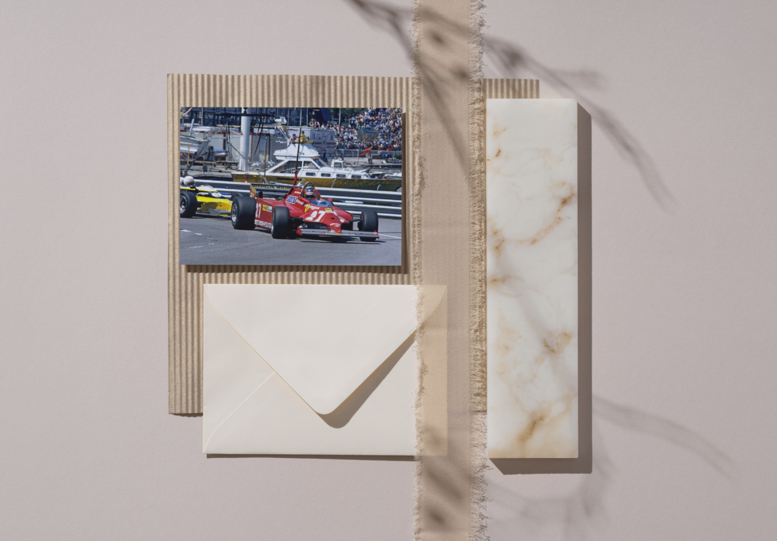 Photo Gilles Villeneuve – Monaco 1981 – Ferrari n°27 Formule 1 – Vintage – 15×20