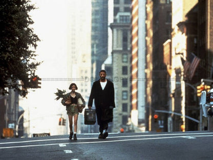 Photo Jean Reno et Natalie Portman à New York - Léon (1994) - Couleur - 15×20