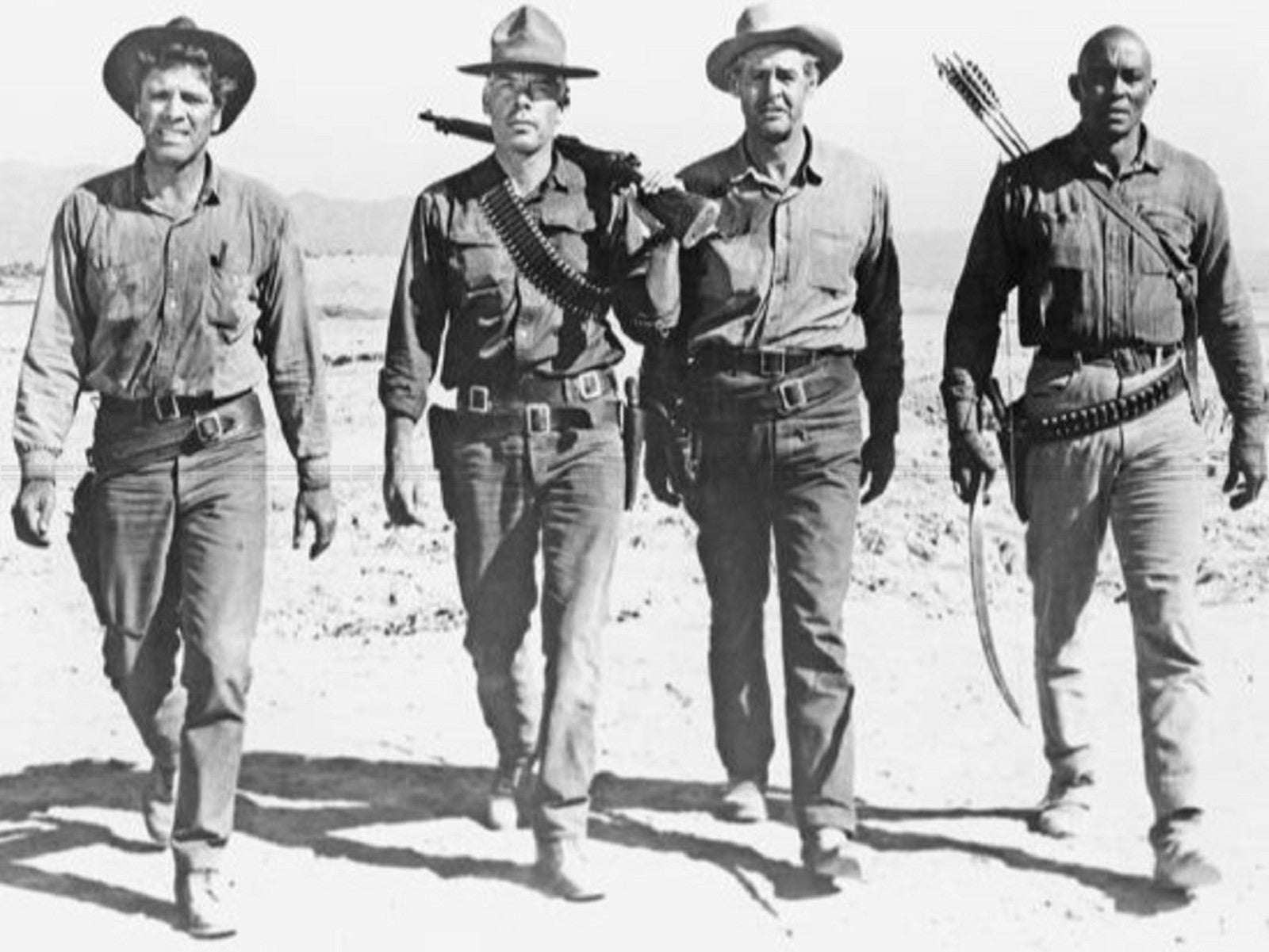 Photo Lancaster, Marvin, Ryan & Strode - Les Professionnels (1966) - 15×20